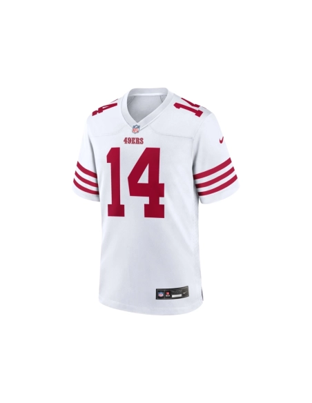 Mens San Francisco 49ers Ricky Pearsall White White Game Jersey