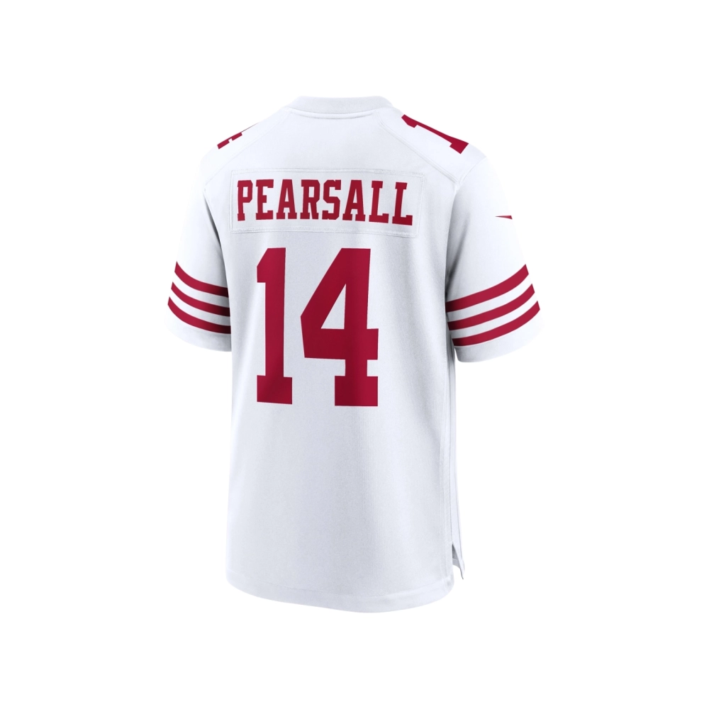 Mens San Francisco 49ers Ricky Pearsall White White Game Jersey