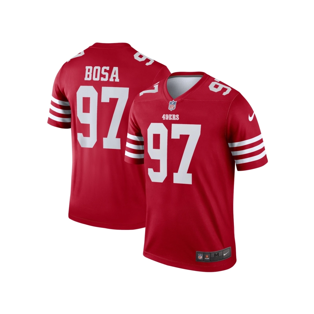 Mens San Francisco 49ers Nick Bosa Scarlet Legend Jersey