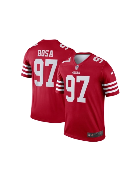 Mens San Francisco 49ers Nick Bosa Scarlet Legend Jersey