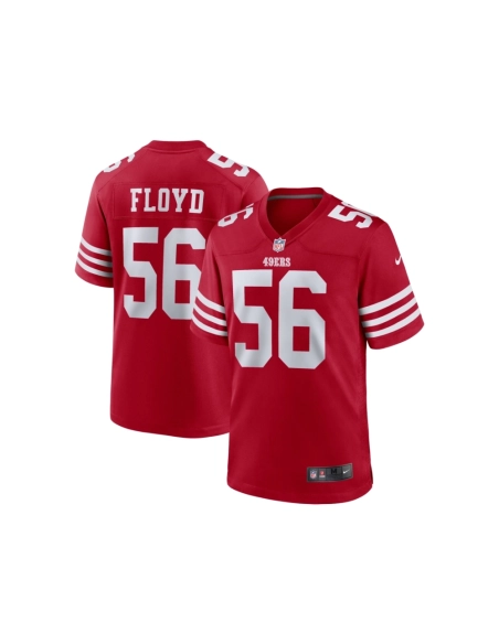 Mens San Francisco 49ers Leonard Floyd Scarlet Team Game Jersey
