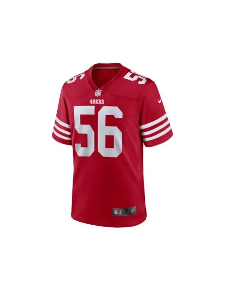 Mens San Francisco 49ers Leonard Floyd Scarlet Team Game Jersey