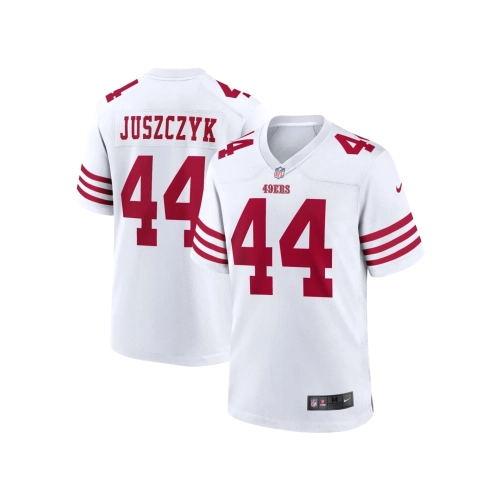 Mens San Francisco 49ers Kyle Juszczyk White Player Game Jersey