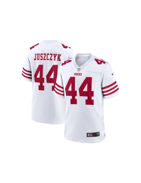 Mens San Francisco 49ers Kyle Juszczyk White Player Game Jersey