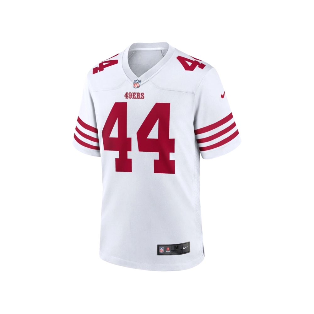 Mens San Francisco 49ers Kyle Juszczyk White Player Game Jersey