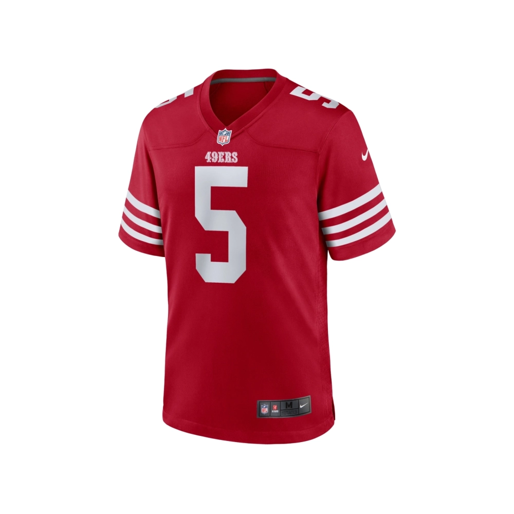 Mens San Francisco 49ers Joshua Dobbs Scarlet Team Game Jersey