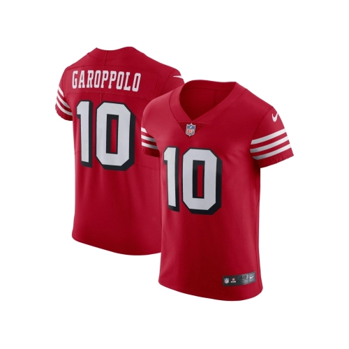 Mens San Francisco 49ers Jimmy Garoppolo Scarlet Alternate Vapor Elite Jersey