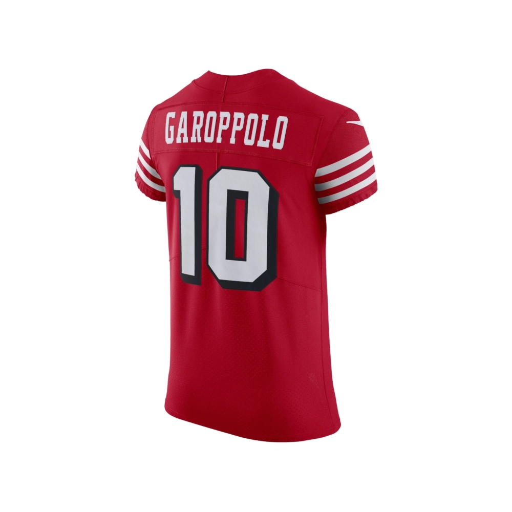 Mens San Francisco 49ers Jimmy Garoppolo Scarlet Alternate Vapor Elite Jersey