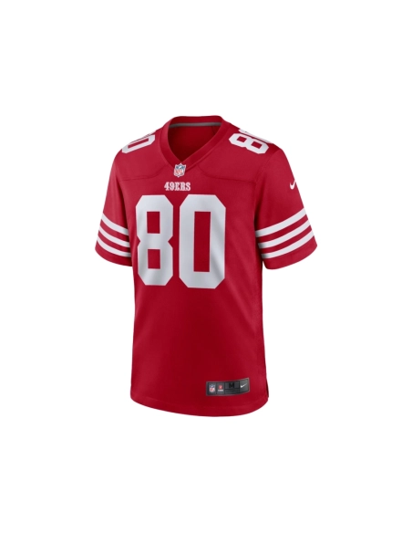 Mens San Francisco 49ers Jerry Rice Scarlet Retired Team Player Game Jersey
