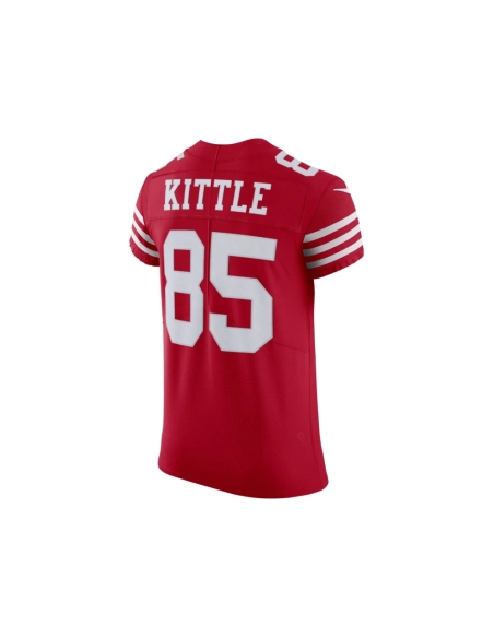 Mens San Francisco 49ers George Kittle Scarlet Vapor Elite Jersey