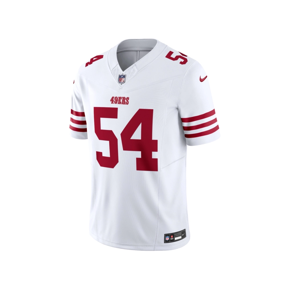 Mens San Francisco 49ers Fred Warner White Vapor F.U.S.E. Limited Jersey