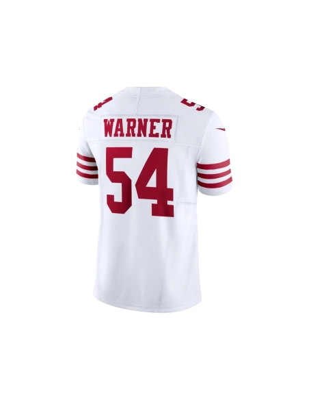 Mens San Francisco 49ers Fred Warner White Vapor F.U.S.E. Limited Jersey