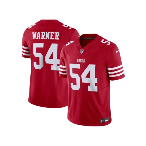 Mens San Francisco 49ers Fred Warner Scarlet Vapor F.U.S.E. Limited Jersey