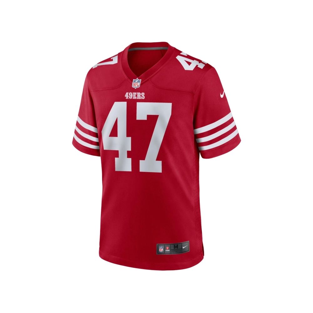 Mens San Francisco 49ers Ezekiel Turner Scarlet Team Game Jersey