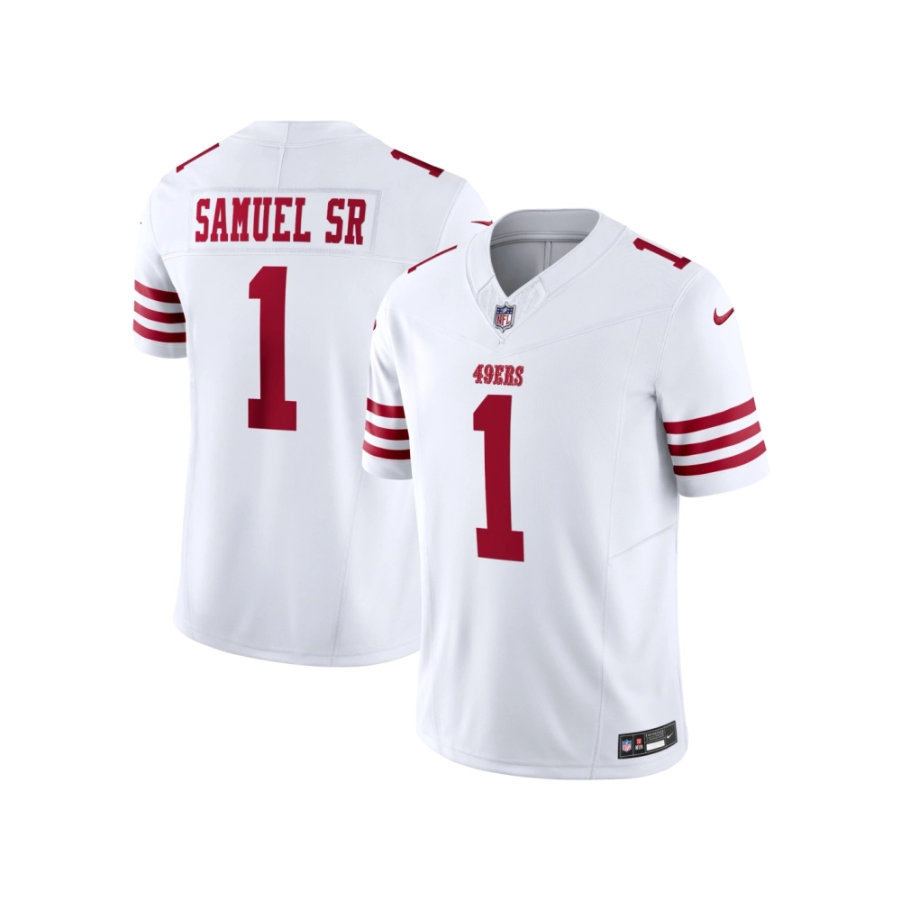 Mens San Francisco 49ers Deebo Samuel Sr White Vapor F.U.S.E. Limited Jersey