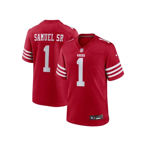 Mens San Francisco 49ers Deebo Samuel Sr Scarlet Mens Game Jersey