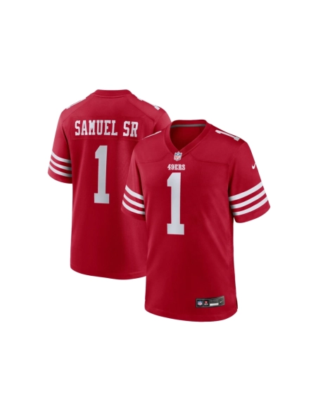 Mens San Francisco 49ers Deebo Samuel Sr Scarlet Mens Game Jersey