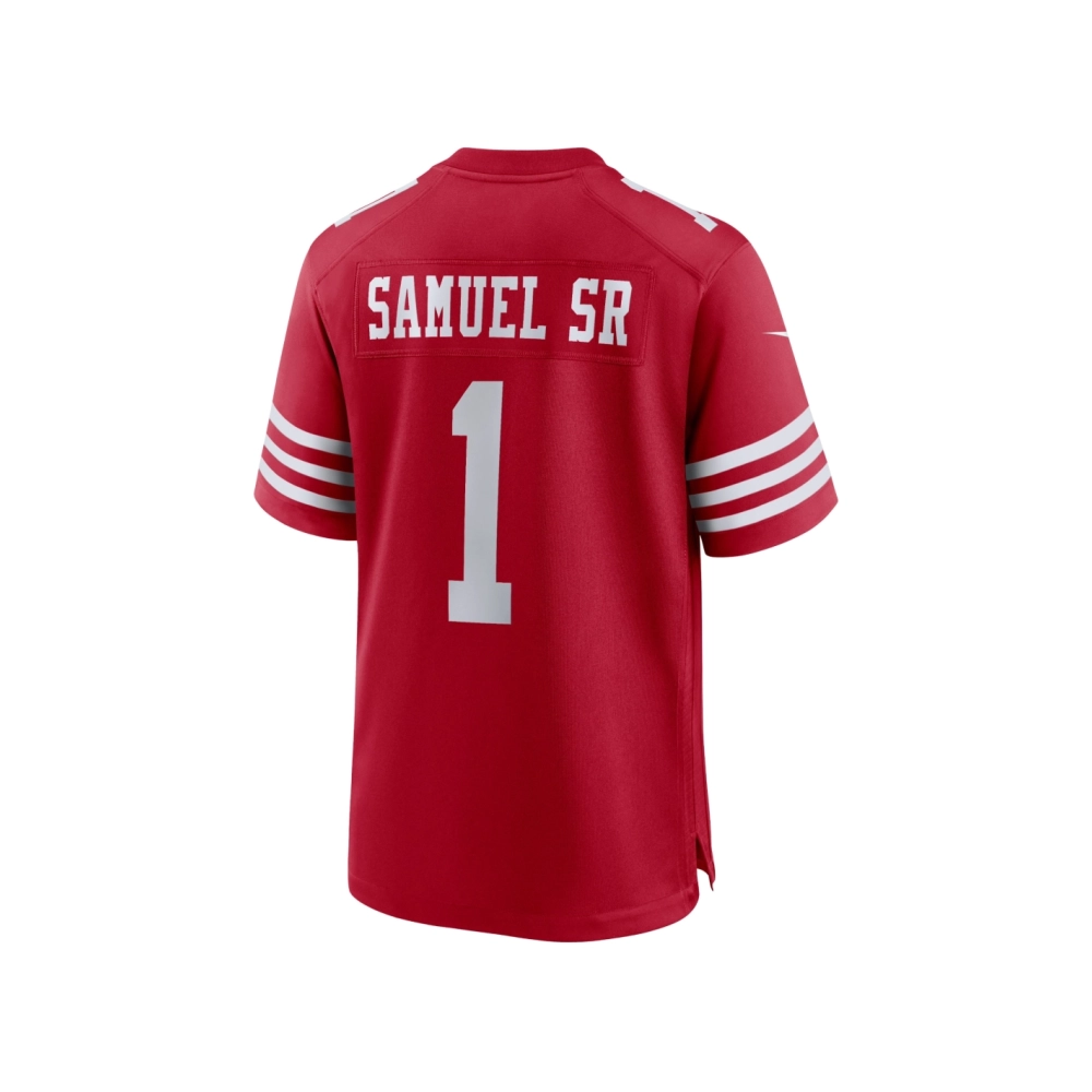 Mens San Francisco 49ers Deebo Samuel Sr Scarlet Mens Game Jersey