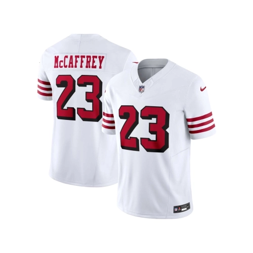 Mens San Francisco 49ers Christian McCaffrey White Vapor F.U.S.E. Limited 2nd Alternate Jersey