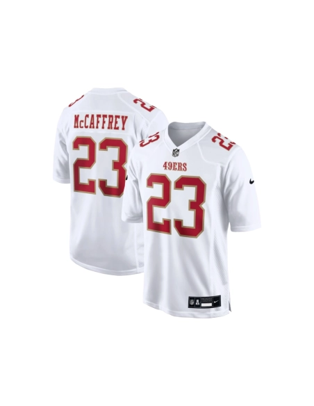 Mens San Francisco 49ers Christian McCaffrey Tundra White Fashion Game Jersey