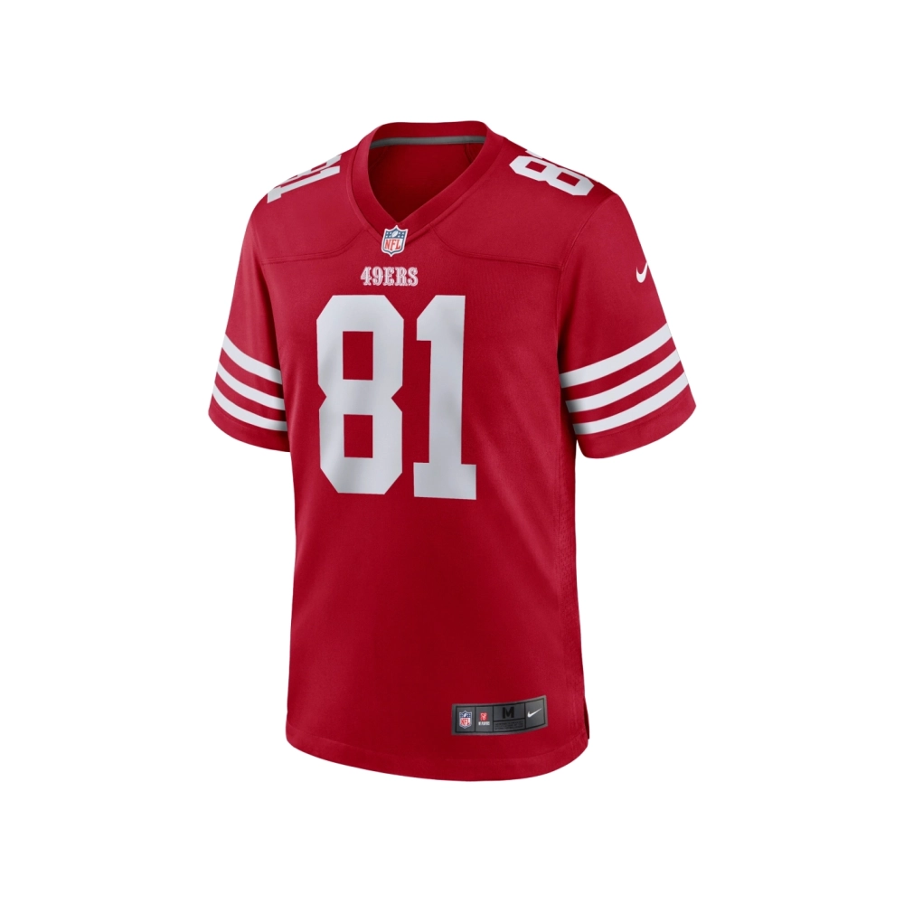 Mens San Francisco 49ers Cameron Latu Scarlet Team Game Jersey