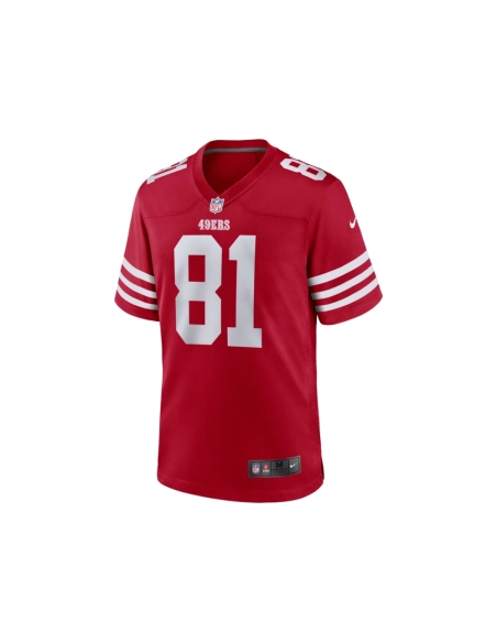 Mens San Francisco 49ers Cameron Latu Scarlet Team Game Jersey
