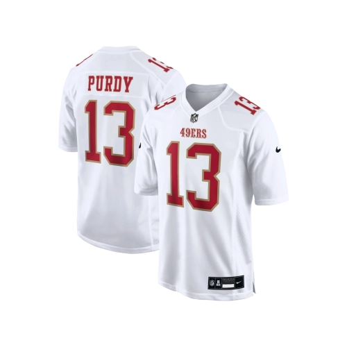Mens San Francisco 49ers Brock Purdy Tundra White Fashion Game Jersey