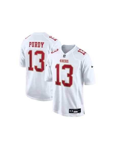 Mens San Francisco 49ers Brock Purdy Tundra White Fashion Game Jersey