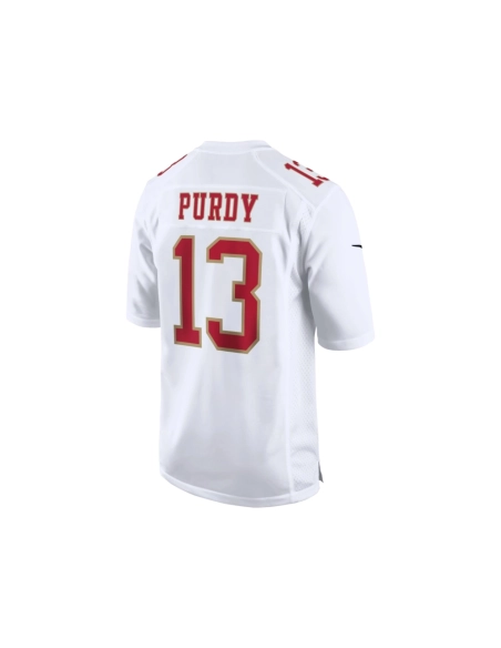 Mens San Francisco 49ers Brock Purdy Tundra White Fashion Game Jersey