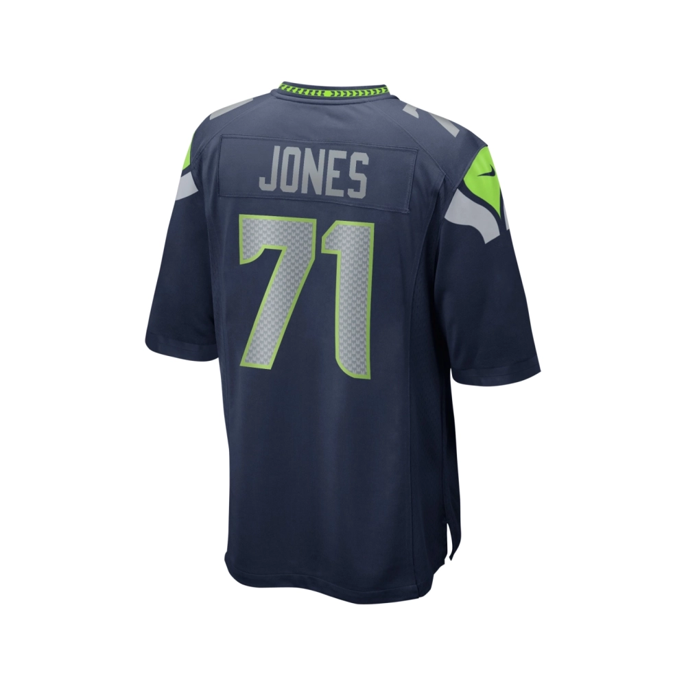 Mens Seattle Seahawks Walter Jones College Navy Game Retired Player Jersey