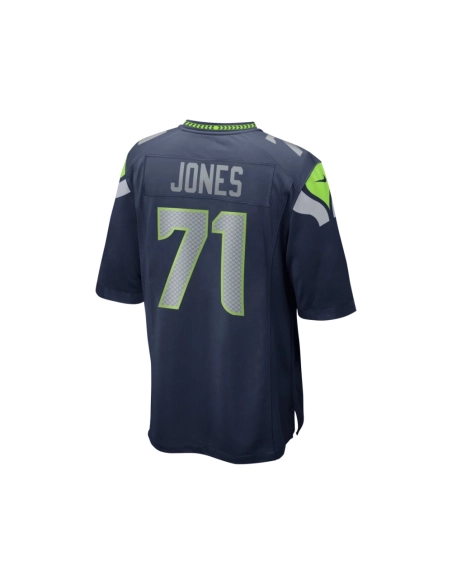 Mens Seattle Seahawks Walter Jones College Navy Game Retired Player Jersey