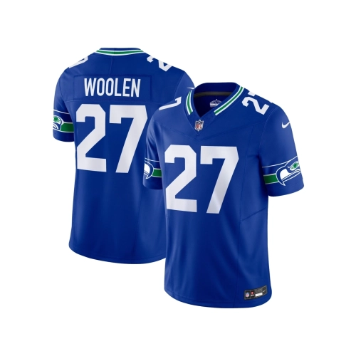 Mens Seattle Seahawks Tariq Woolen Royal Alternate Vapor F.U.S.E. Limited Jersey