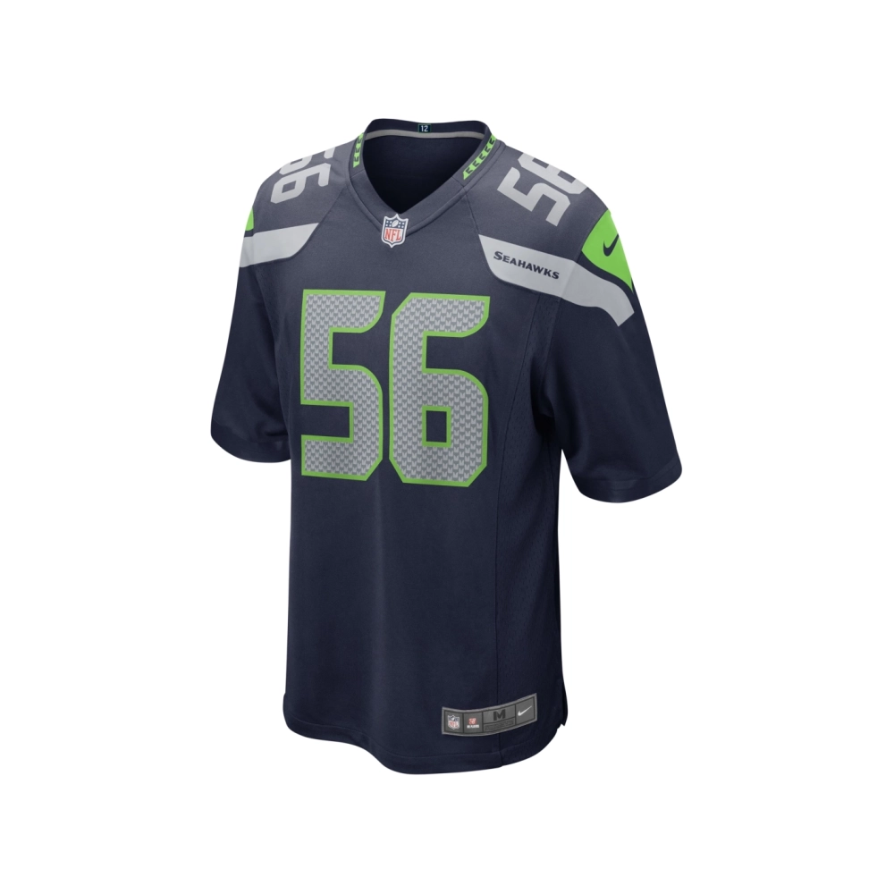 Mens Seattle Seahawks Jordyn Brooks College Navy Player Game Jersey