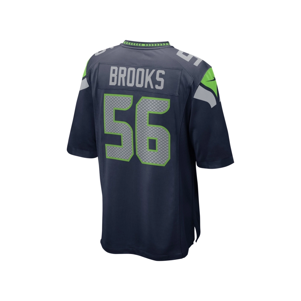 Mens Seattle Seahawks Jordyn Brooks College Navy Player Game Jersey