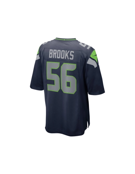 Mens Seattle Seahawks Jordyn Brooks College Navy Player Game Jersey