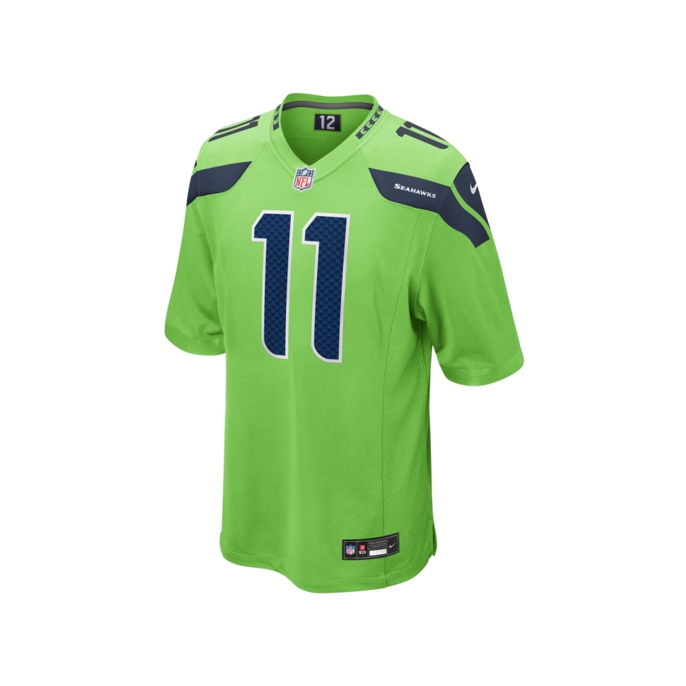 Mens Seattle Seahawks Jaxon Smith-Njigba Neon Green Game Jersey