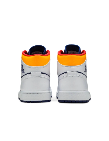 AIR JORDAN 1 MID WHITE DEEP ROYAL BLUE 554724 131,AIR JORDAN 1 MID,Air Jordan