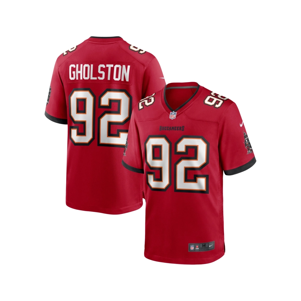 Mens Tampa Bay Buccaneers William Gholston Red Game Jersey