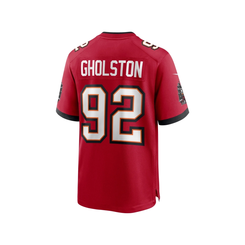 Mens Tampa Bay Buccaneers William Gholston Red Game Jersey