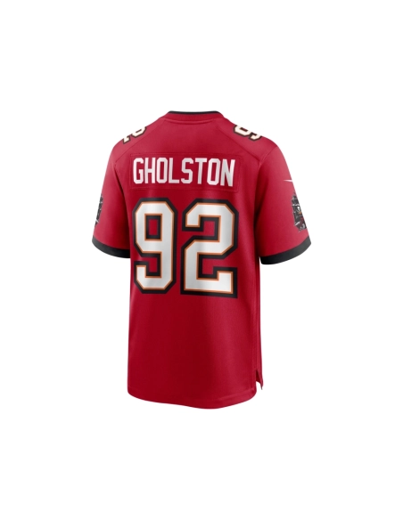 Mens Tampa Bay Buccaneers William Gholston Red Game Jersey
