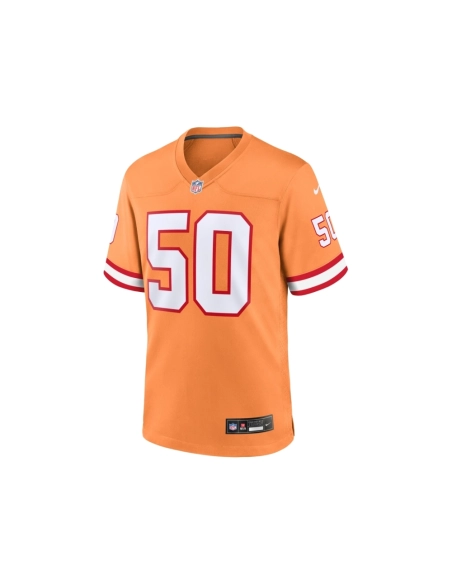Mens Tampa Bay Buccaneers Vita Vea Orange Throwback Game Jersey