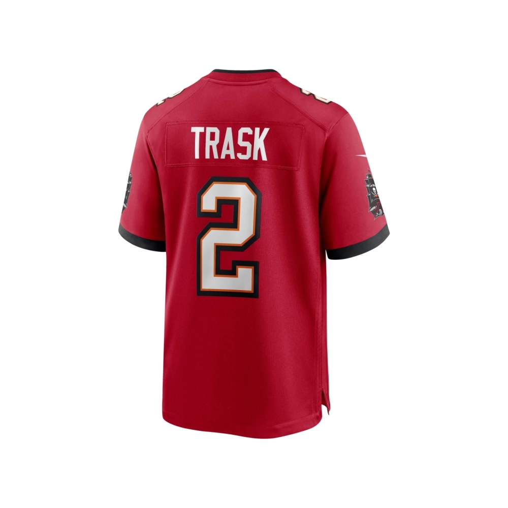 Mens Tampa Bay Buccaneers Kyle Trask Red Game Player Jersey