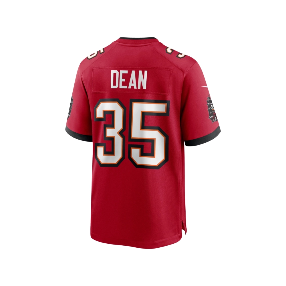 Mens Tampa Bay Buccaneers Jamel Dean Red Game Jersey