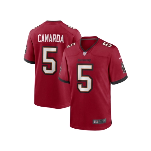 Mens Tampa Bay Buccaneers Jake Camarda Red Game Player Jersey