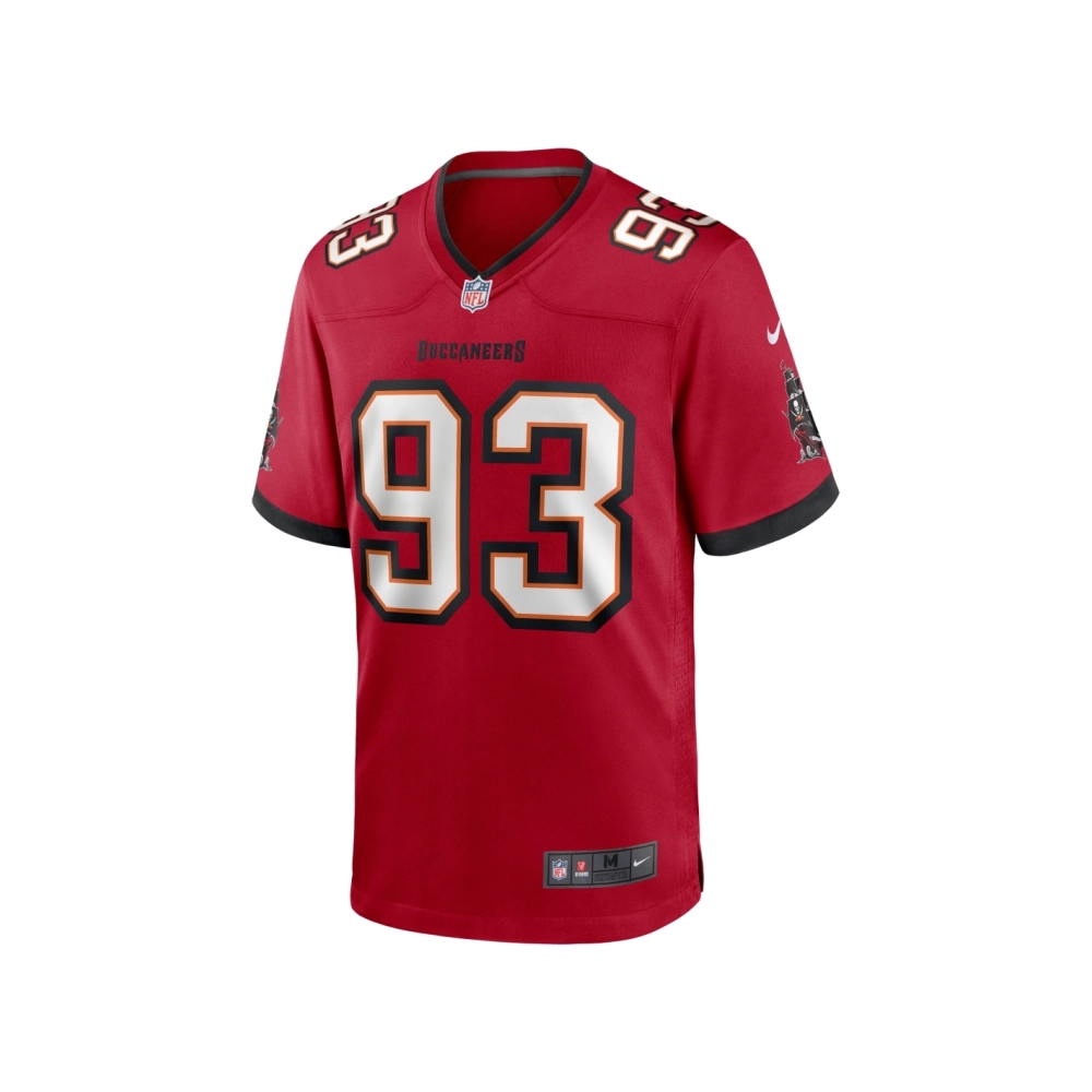 Mens Tampa Bay Buccaneers Eric Banks Red Game Jersey
