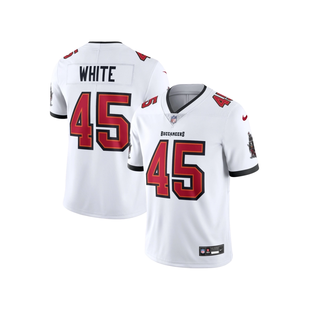 Mens Tampa Bay Buccaneers Devin White White Vapor Untouchable Limited Jersey