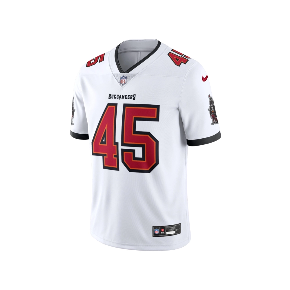 Mens Tampa Bay Buccaneers Devin White White Vapor Untouchable Limited Jersey