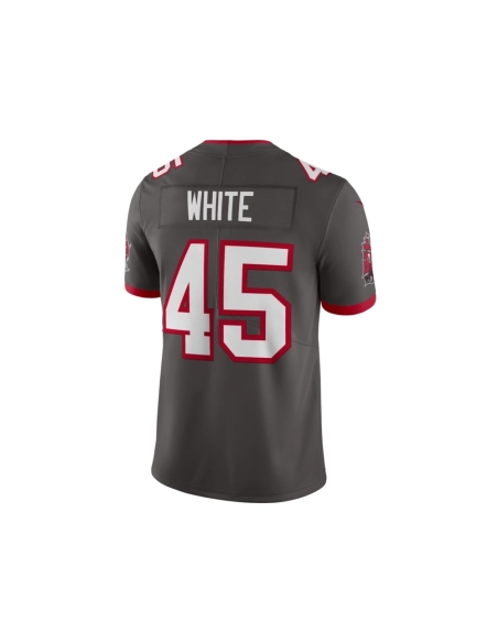 Mens Tampa Bay Buccaneers Devin White Pewter Vapor Limited Jersey