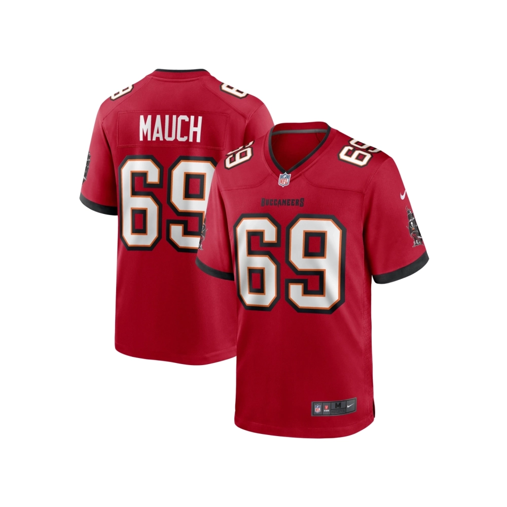 Mens Tampa Bay Buccaneers Cody Mauch Red Game Jersey
