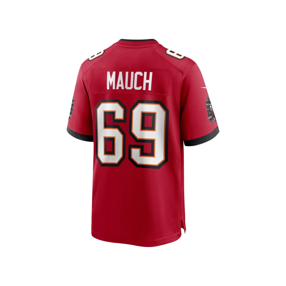 Mens Tampa Bay Buccaneers Cody Mauch Red Game Jersey